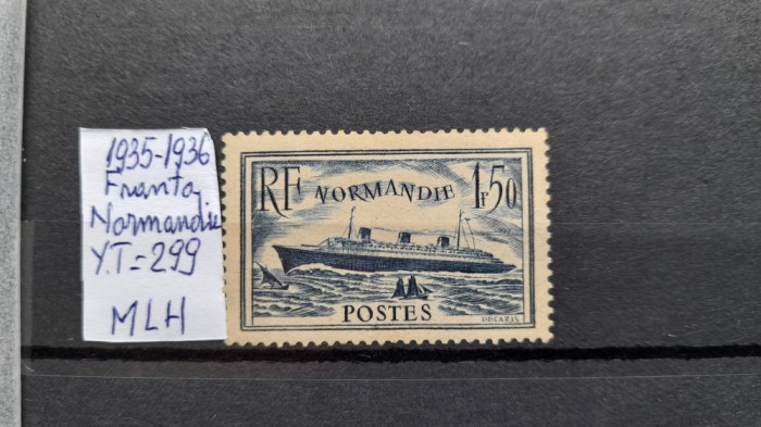 1935-Franta-Normandie YT299-MLH
