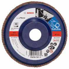 Bosch Disc de slefuire evantai X571, Best for Metal D=125mm G=60, drept