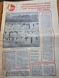 ziarul flacara 12 februarie 1982 - articol delta dunarii ,judetul cars severin