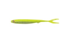 Fox Rage Slick Finesse Super Soft 9cm UV Chartreuse Ayu foto