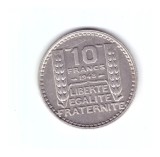 Moneda Franta 10 francs/franci 1948, stare foarte buna, curata