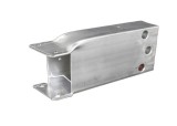 Suport armatura bara protectie Mercedes Clasa A (W176), 06.2012-08.2018; Clasa B (W246), 09.2014-02.2019, montare fata, stanga, aluminiu; intern, Rap