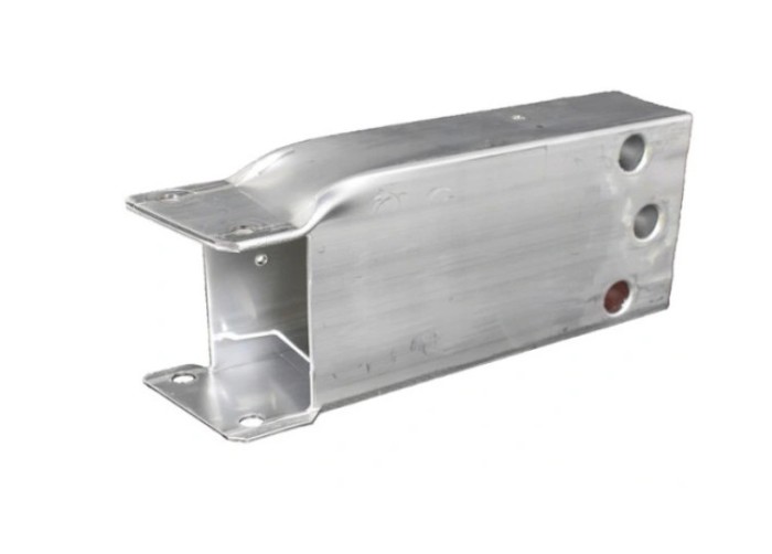 Suport armatura bara protectie Mercedes Clasa A (W176), 06.2012-08.2018; Clasa B (W246), 09.2014-02.2019, montare fata, dreapta, aluminiu; intern, Ra