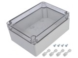 Carcasă Universală Policarbonat 125x175x75mm Transparentă