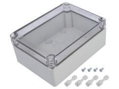 Carcasă Universală Policarbonat 125x175x75mm Transparentă