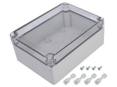 Carcasă Universală Policarbonat 125x175x75mm Transparentă foto