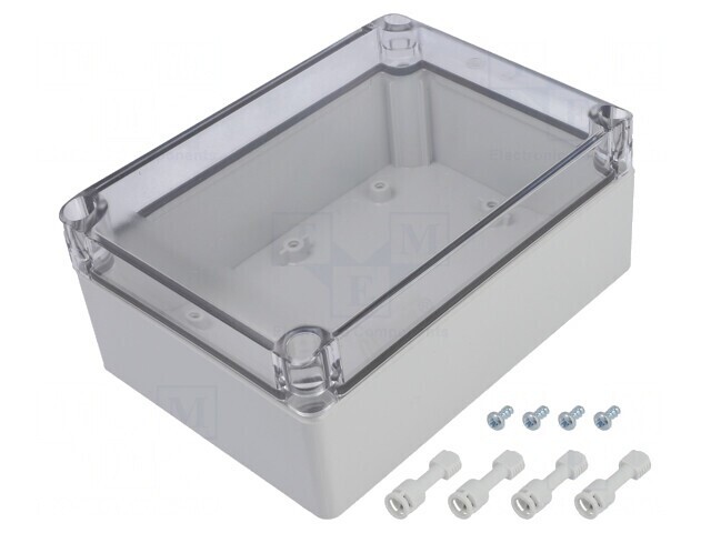 Carcasă Universală Policarbonat 125x175x75mm Transparentă