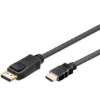 Cablu DisplayPort V1.2 la V1.4 HDMI 2m 3840&times;2160p 30Hz Goobay