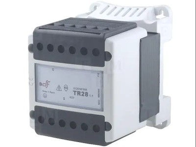Traf 400Vac-230Vac 100VA DIN cu regleta foto