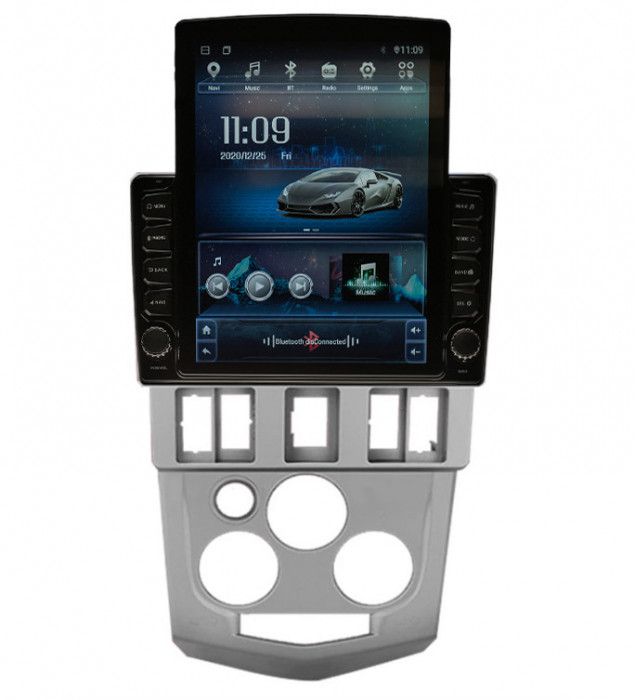 Navigatie Dacia Logan 2004-2008 AUTONAV Android GPS Dedicata, Model XPERT Memorie 64GB Stocare, 4GB DDR3 RAM, Display Vertical Stil Tesla 10&quot; Full-Tou