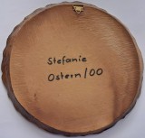 Placă de perete vintage reprezent&acirc;nd repere celebre ale Parisului