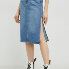 Levi's fusta jeans midi, drept