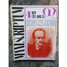 MANUSCRIPTUM NR 4/ 1978