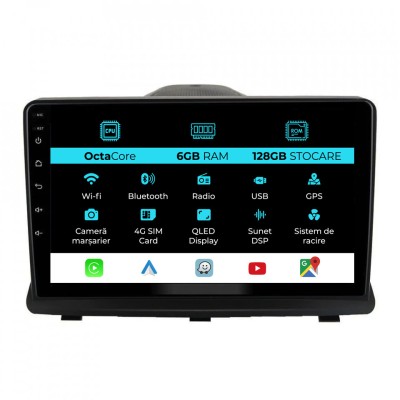 Navigatie Dedicata Opel Antara (2006-2016), 9Inch, 6Gb Ram, 128Gb Stocare, Carplay foto