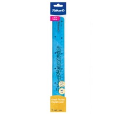 Rigla flexibila 30cm albastru