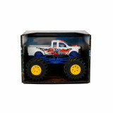 Vehicul metalic, New Ray, Monster Truck, 1:43, Alb