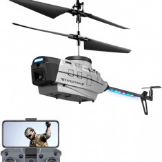 Dronă Elicopter KY202 RC cu cameră duală 4K, lumină LED, evitarea obstacolelor