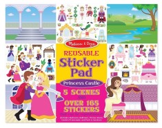 Abtibilduri reutilizabile Castelul printesei Melissa and Doug foto