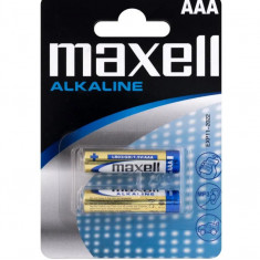 Baterii Alcaline AAA LR3 1.5V Maxell Blister 2