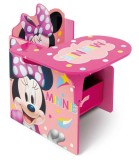 Birou din Lemn cu Scaune și Sertar Minnie
