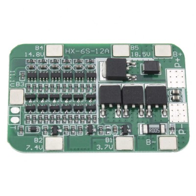 Placa de protectie la incarcare 6S baterii Li-Ion 15A foto