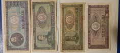 Lot 4 Bancnote de colectie RSR 100 lei 1966 -50 lei 1966-25 lei 1966-10 lei 1966 foto