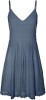 Rochie Dama Vero Moda Albastra, Decolteu V, Bretele Ajustabile, Bumbac, Marimea L - Outlet