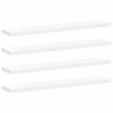 Cumpara ieftin Rafturi de perete, 4 buc., alb, 120 x 23,5 x 3,8 cm, MDF