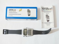 Ceas electronic de mana vechi WeTekom DCW-209P Data Base Watch