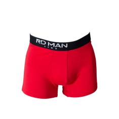 Boxeri Bărbați din Bumbac Elastic - M , Rosu