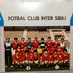 CALENDAR PUBLICITAR - FOTBAL CLUB INTER SIBIU