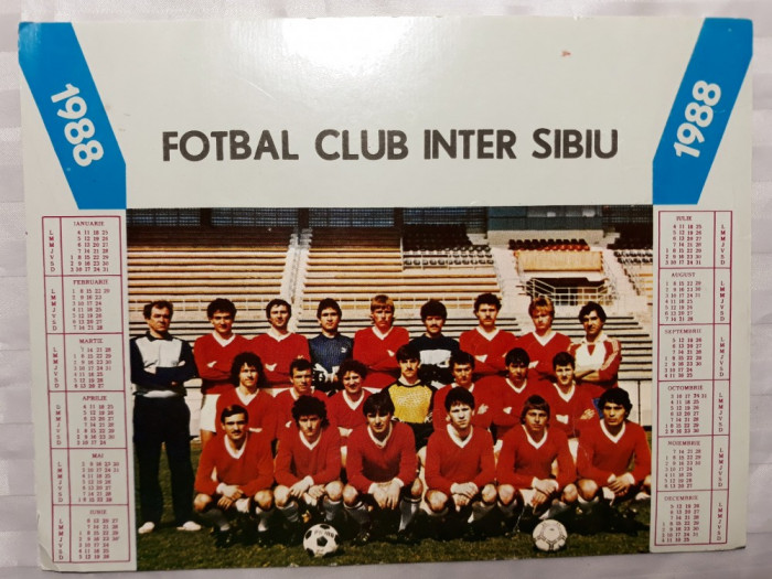 CALENDAR PUBLICITAR - FOTBAL CLUB INTER SIBIU