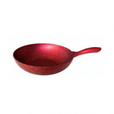 Tigaie wok, 28cm, Granite-Red, 0189149, Hascevher foto