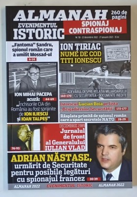 ALMANAH EVENIMENTUL ISTORIC , NR. 58, 22 DECEMBRIE 2022 -27 IANUARIE 2023 foto