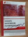 Analiza sistemelor informationale Suport de curs