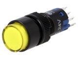 Comutator apăsare SPDT, IP40, LED