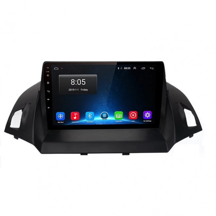 Navigatie Auto Multimedia cu GPS Ford Kuga (2013 - 2017), 4 GB RAM + 64 GB ROM, Slot Sim 4G pentru Internet, Carplay, Android, Aplicatii, USB, Wi-Fi,