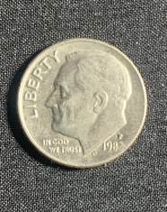 Moneda One Dime 1982 USA