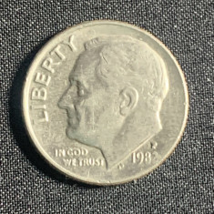 Moneda One Dime 1982 USA