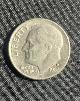 Moneda One Dime 1982 USA foto