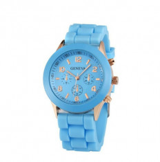 ceas silicon unisex universal copil dama barbat geneva quartz foto