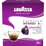 Capsule cafea Lavazza Espresso Intenso, Compatibilitate Dolce Gusto, 16 buc