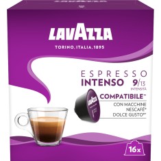 Capsule cafea Lavazza Espresso Intenso, Compatibilitate Dolce Gusto, 16 buc