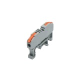 Conector rapid electric 2P pentru sina DIN, 0.08-4 mm&sup2;, 32A, 450V Leader