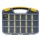Cutie Depozitare Scule, Model Compartimentat, Negru/Transparent, 32.5x25.8x4.8cm, 20 Compartimente Ajustabile