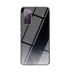 Husa Samsung Galaxy S20 FE model Glass Starry Night, Antisoc, TPU Hybrid, Viceversa foto