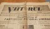 VIITORUL - Ziar, Anul XXXII, Serie Noua, nr. 29, 14 Mai 1990, 4 pagini - Cotidian al Partidului National Liberal
