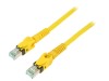 Cablu Patch S/FTP Cat6a 3m Galben