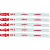 Set 5 lame fierastrau pendular Yato YT-3417, lungime 130mm, pentru metal, lemn, 10-5TPI