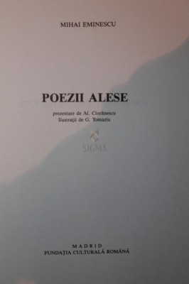 Poezii alese foto